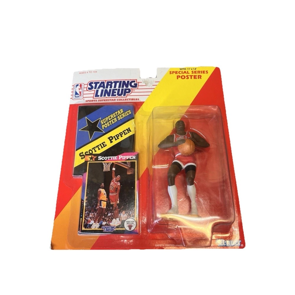 Kenner - 1992 - STARTING LINEUP - SCOTTIE PIPPEN - CHICAGO BULLS - New - Sealed